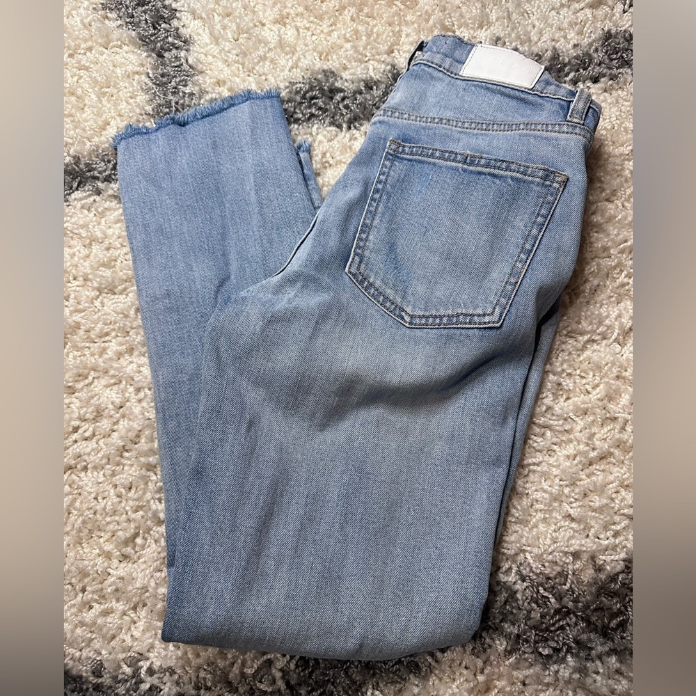 PISTOLA Charlie Utopia Zip High Rise Straight Leg Jean size 26 EUC - Picture 7 of 16